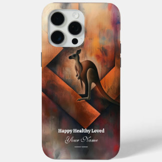 カスタム威厳のある: Kangaroo iPhone 15 Promaxケース Pro Maxケース
