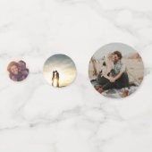 カスタム婚約パーティ紙吹雪デコール コンフェッティ (正面)