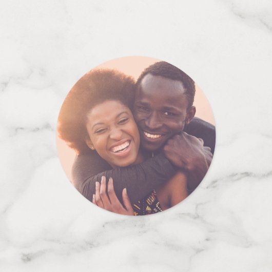 カスタム婚約パーティ紙吹雪デコール コンフェッティ (スモール正面)