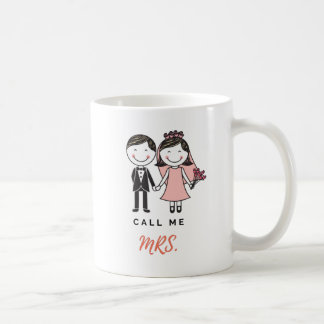 カスタム婚約マグブライドマグ コーヒーマグカップ