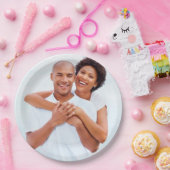 カスタム婚約写真 ペーパープレート (パーティー)