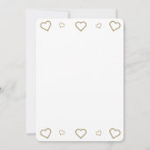 カスタム婚約 案内状 (裏面)