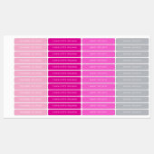 カスタム子ども学名 ラベル (シート)