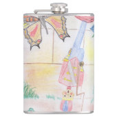 カスタム子供の作品、くるみ割り人形のおもちゃ、蝶々、 フラスク (正面)