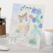 カスタム子供の作品、くるみ割り人形のおもちゃ、蝶々、 台座サイン (インサイチュ)