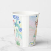 カスタム子供の作品、くるみ割り人形のおもちゃ、蝶々、 紙コップ (右)