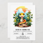 カスタム子供の誕生日パーティー 招待状 (正面/裏面)