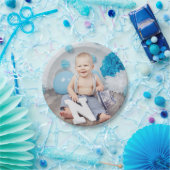 カスタム子供の誕生日写真 ペーパープレート (パーティー)