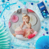 カスタム子供の誕生日写真 ペーパープレート (パーティー)