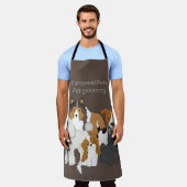 カスタム子犬 エプロン (着用した状態)