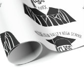 カスタム学名・卒業年 ラッピングペーパー (ロールコーナー)