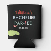 カスタム学士パーモダンティー・ゴルファー氏名日付 缶クーラー (裏面)