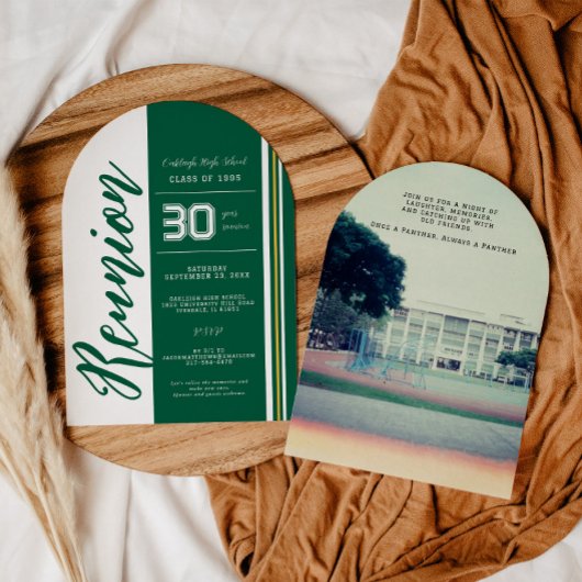 カスタム学校の色 | クラス懇親会 招待状