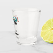 カスタム学校参事感謝の気持ち ショットグラス (右)