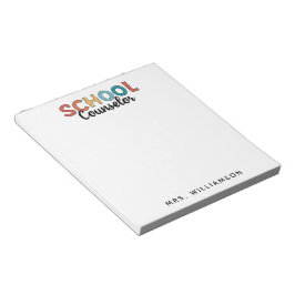 カスタム学校参事感謝の気持ち ノートパッド