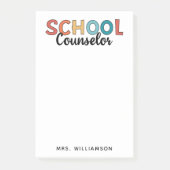 カスタム学校参事感謝の気持ち ポストイット (正面)