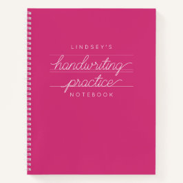 カスタム学生手書き練習用ノートブック ノートブック