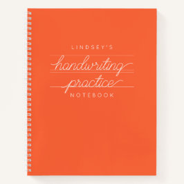 カスタム学生手書き練習用ノートブック ノートブック