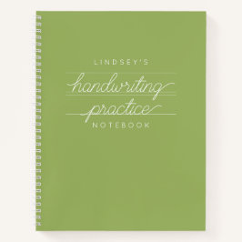 カスタム学生手書き練習用ノートブック ノートブック