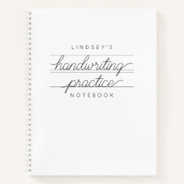 カスタム学生手書き練習用ノートブック ノートブック