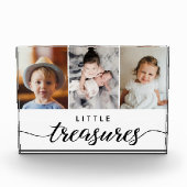 カスタム孫々写真小さな宝物キープサケ フォトブロック (正面)