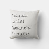 カスタム孫の名前 クッション (正面)