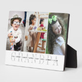 カスタム孫フォトコラージュ フォトプラーク (側面)