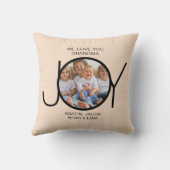 カスタム孫名写真おばあちゃん クッション (裏面)