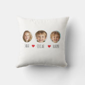 カスタム孫顔枕 | 写パーソナライズされた真 クッション (裏面)