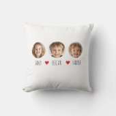 カスタム孫顔枕 | 写パーソナライズされた真 クッション (正面)