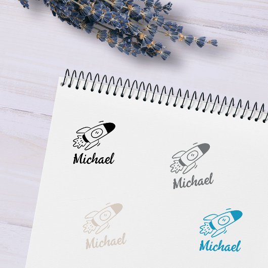 カスタム宇宙署名 ラバースタンプ