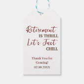 カスタム定年はスリルよ冷やそうおもしろい ギフトタグ (正面)