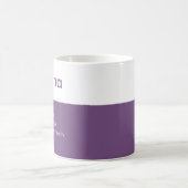 カスタム定義の変更 | 名おもしろいパーソナライズされた コーヒーマグカップ (中央)