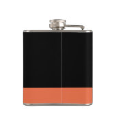 カスタム実在おもしろい不動産仲介業者素晴らし フラスク (裏面)