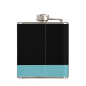 カスタム実在おもしろい不動産仲介業者素晴らし フラスク (裏面)