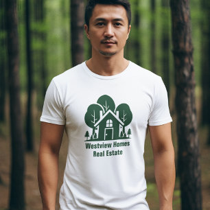 カスタム実在エステートカンパニーグリーンフォレストハウス Tシャツ