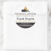 カスタム実在エステートシール ラウンドシール (バッグ)