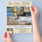 カスタム実在エステートテンプレート チラシ (手)