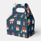 カスタム実在エステートハウズホリデークリスマスパーティー フェイバーボックス (裏面サイド)