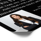 カスタム実在エステート会社オープンハウスウェルカム ポスター (角)