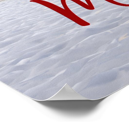 カスタム実在エステート会社クリスマスホリデーパーティー ポスター (角)