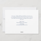 カスタム実在エステート会社ハッピーホリデーズウィンター シーズンカード (裏面)