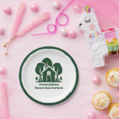 カスタム実在エステート会社フォレストオープンハウス ペーパープレート (パーティー)