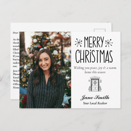 カスタム実在エステート シーズンポストカード (正面/裏面)