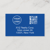 カスタム実在シンプル資産投資家We 買 House 名刺 (裏面)