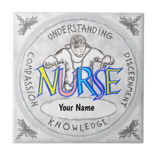 カスタム実在ナース タイル (正面)