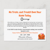 カスタム実在ハロウィーンマーケティングプロモーション シーズンポストカード (正面)