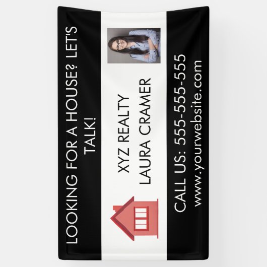 カスタム実在ロゴ促進マーケティング 横断幕 (縦)