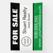 カスタム実在ロゴ 横断幕 (縦)