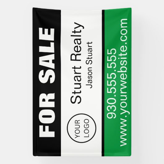 カスタム実在ロゴ 横断幕 (縦)